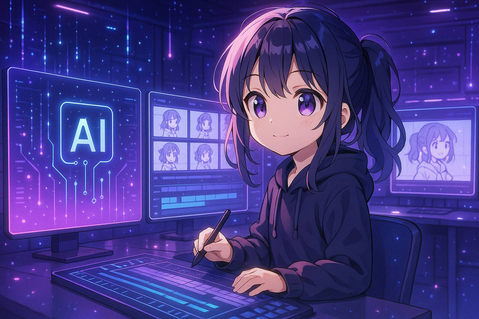 蜜桃AI动漫技术